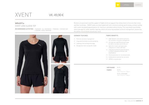 2XU WINTER 2017-2018 (Katalog)