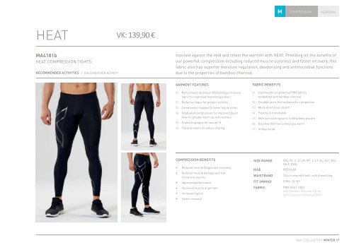 2XU WINTER 2017-2018 (Katalog)