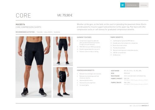 2XU WINTER 2017-2018 (Katalog)