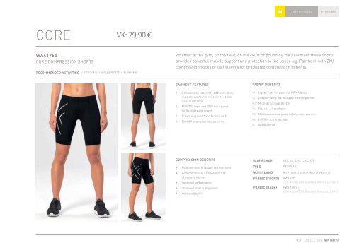 2XU WINTER 2017-2018 (Katalog)