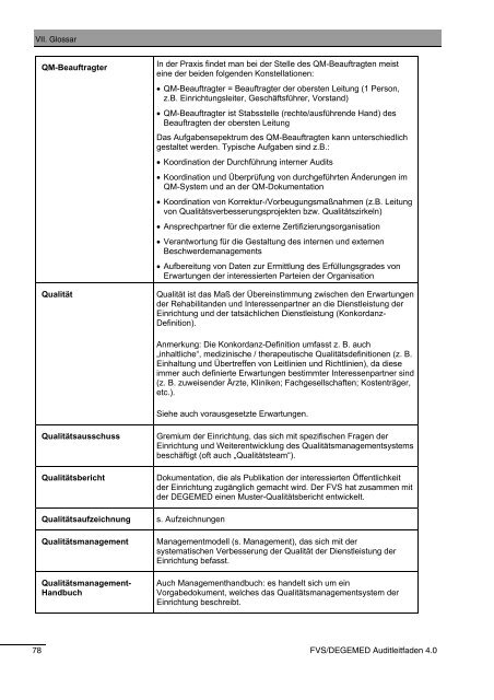 und „Psychosomatik“ nach FVS/DEGEMED beteiligen