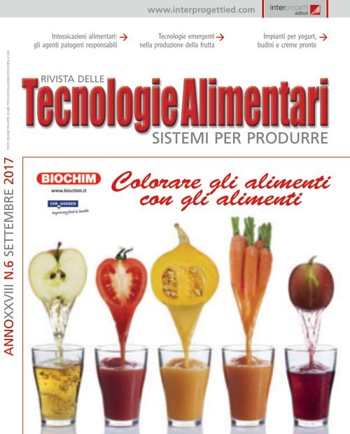 Tecnologie Alimentari 6 Settembre 2017