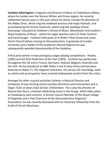 St Mary Redcliffe Church Organ Recital - October 19 2017 (Carleton Etherington)