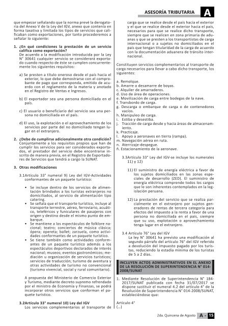 Revista Mensual Agosto - Agenda