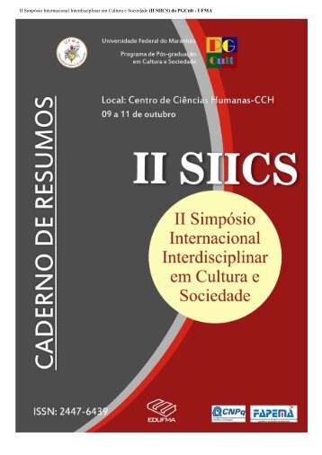 CADERNO DE RESUMOS do II SIICS