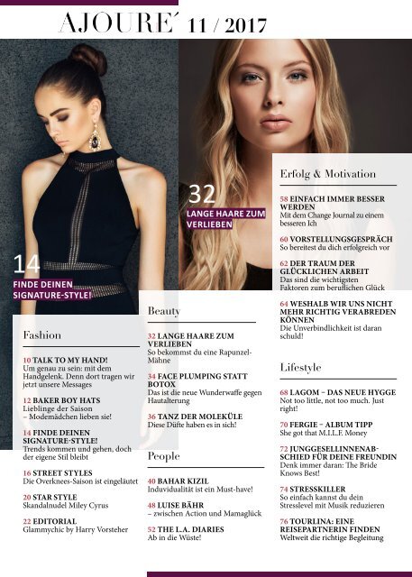 AJOURE´ Magazin November 2017  