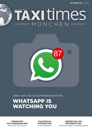 Taxi Times München - Oktober 2017