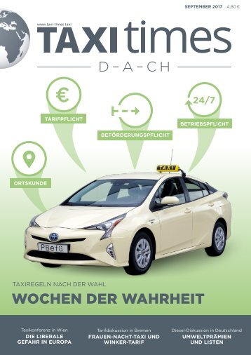 Taxi Times DACH - September 2017