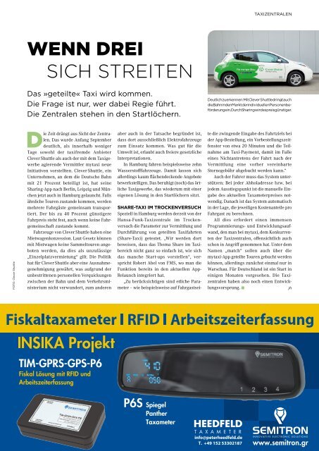 Taxi Times DACH - September 2017