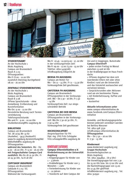 Uni-Guide Augsburg 2017