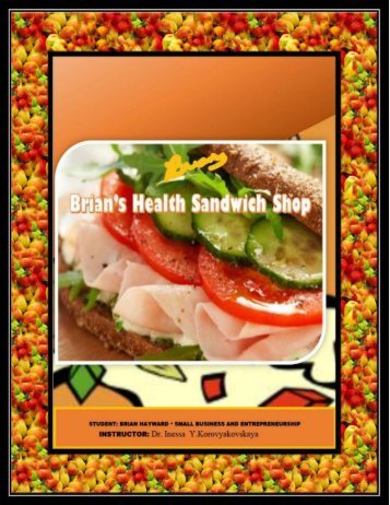 Plan-sandwich_restaurant_business_plan