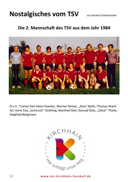 22.10.2017 Stadionzeitung -  SG Silberg / TSV Rauschenberg