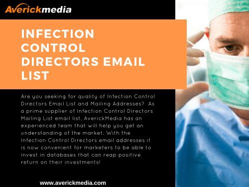 Infection Control Directors Mailing List