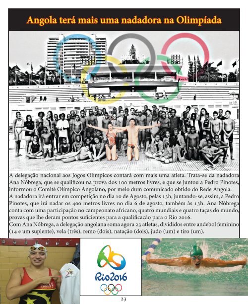 caderna das olimpiadas