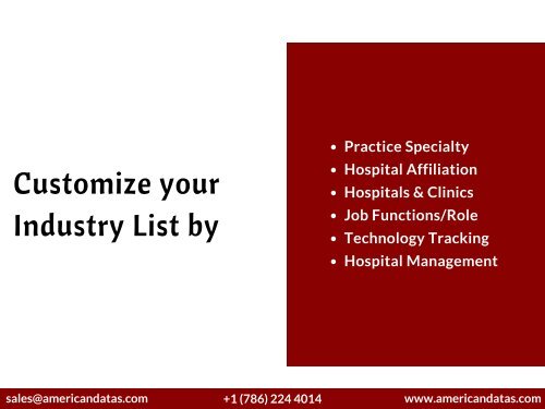 Dentists Email List | List of Dentists | Dentist Mailing Addresses Database