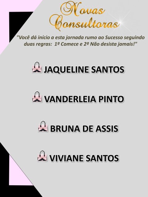 REVISTA UNIDADE PÉROLAS PINK - OUTUBRO 2017