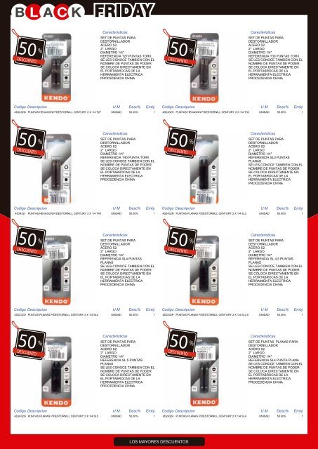 CATALOGO DE FERRETERIA BLACK FRIDAY