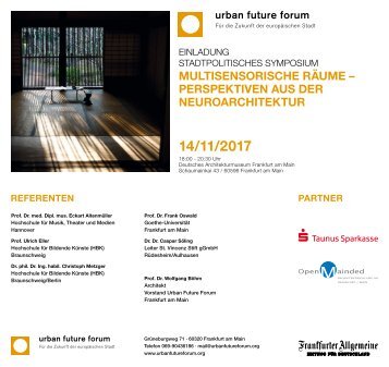 Flyer Neuroarchitektur