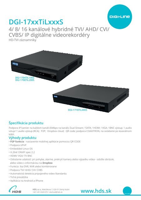 DGI-1704TiL100S,DGI-1708TiL200S, DGI-1716TiL400S