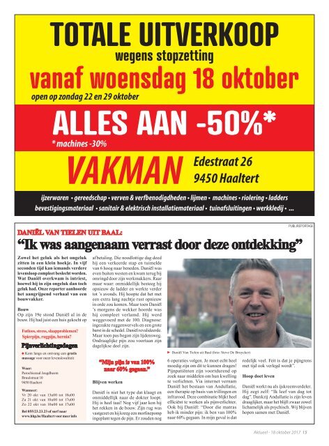 Editie Aalst 18 oktober 2017