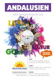 Magazinkatalog  Andalusien 