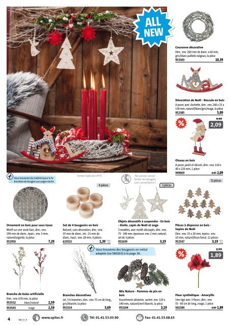 OPITEC Catalogue de Noël France 2017 (T007)