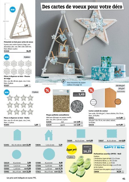 OPITEC Catalogue de Noël France 2017 (T007)