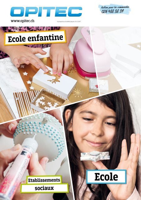 OPITEC Prospectus de Noël pour l'école et Cie. Suisse-Francais (T005)