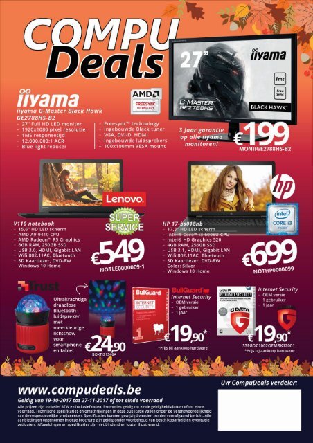 CompuDeals Herfst folder