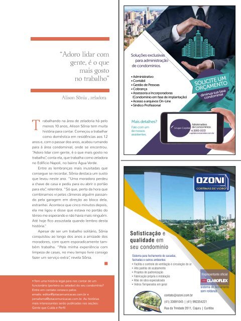 Outubro/2017 - Revista Condominium 13