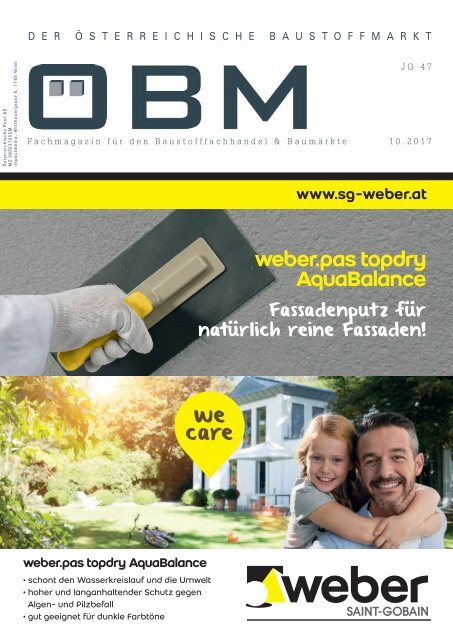 2017-10 ÖBM Der Österreichische Fachmarkt - weber.pas topdry AquaBalance