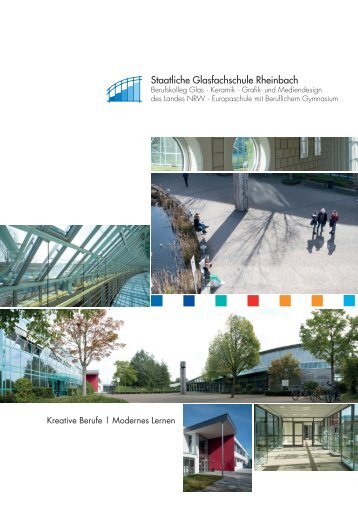 Schulbroschüre Glasfachschule Rheinbach