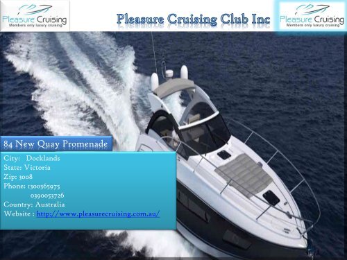 Melbourne Luxury Boat Cruises