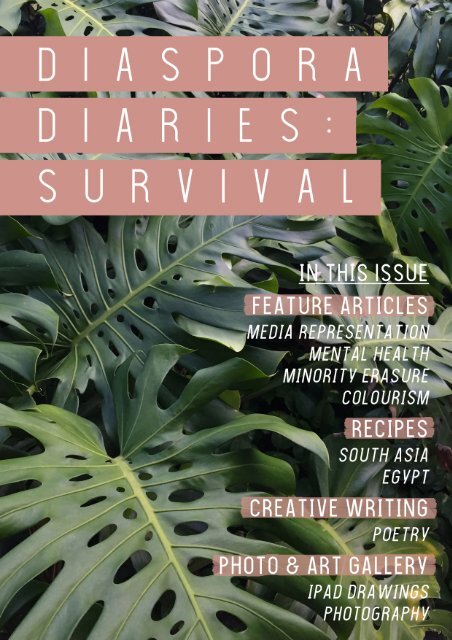 Diaspora Diaries: Survival [Issue 1]