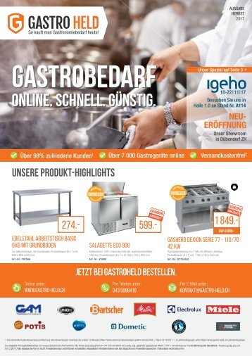 GastroHeld Ch.de Katalog Herbst 2017