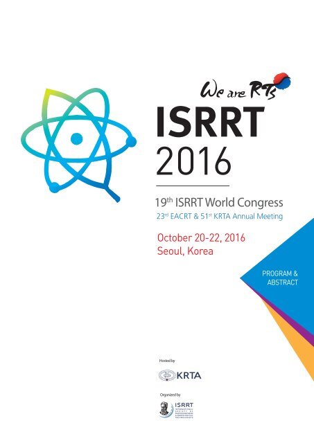 ISRRT 2016 Program book 