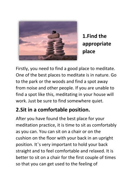 How to Start a Meditation Practice