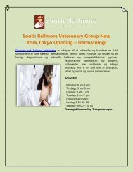 South Bellmore Veterenary Group New York,Tokyo Opening – Dermatologi