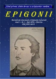 EPIGONII 1 - Mai 2016