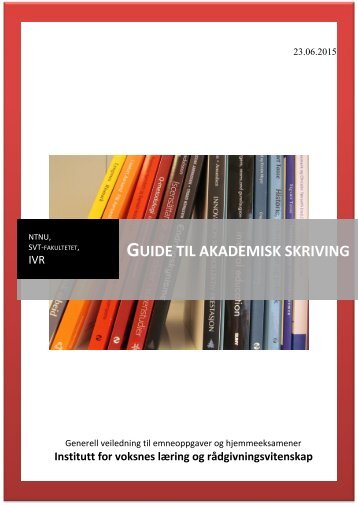 Guide til akademisk skriving IVR