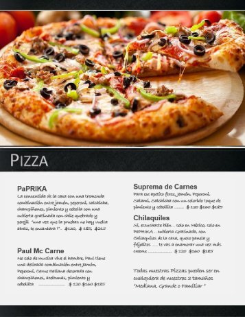 Menu PaPRIKA V3