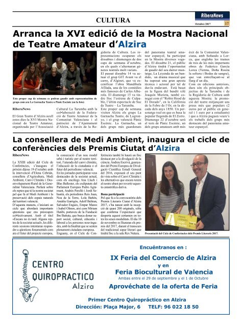 RiberaNews Octubre 2017