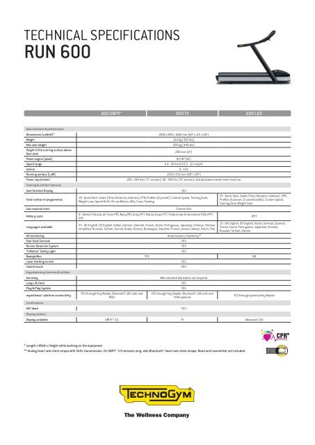 TechnoGym Excite Run 600