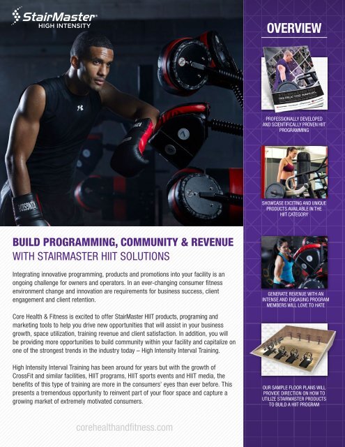 StairMaster HIIT Brochure 2017