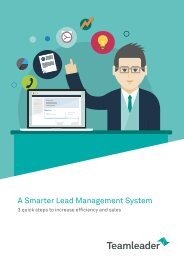 Teamleader Ebook Lead Management
