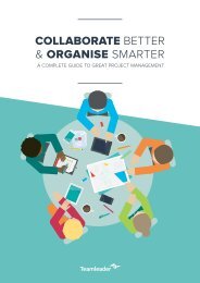 Teamleader Ebook Collaborate Better & Organise Smarter