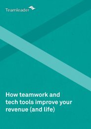 Teamleader Ebook Teamwork