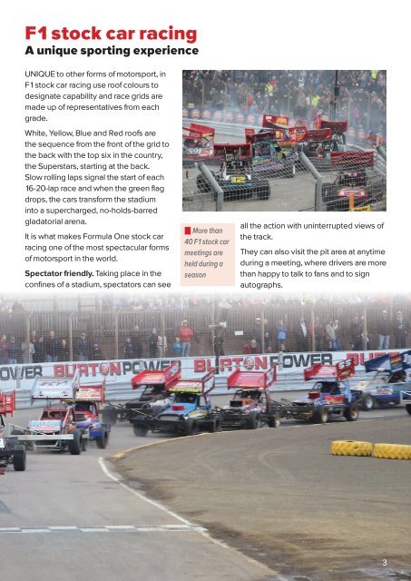 F1 STOCK CAR SPONSORSHIP PORTFOLIO PAGE TURNER