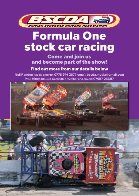 F1 STOCK CAR SPONSORSHIP PORTFOLIO PAGE TURNER