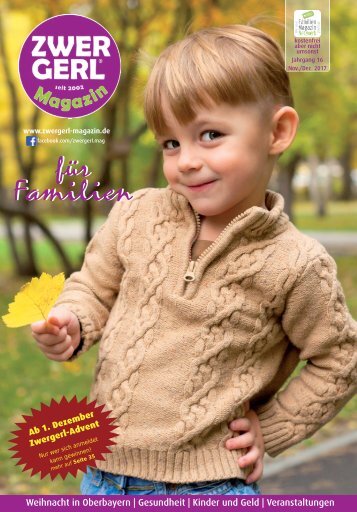 Zwergerl Magazin November/Dezember 2017